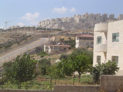 Israeli settlement near Beit Sahour and Bethlehem, occupied Palestine.